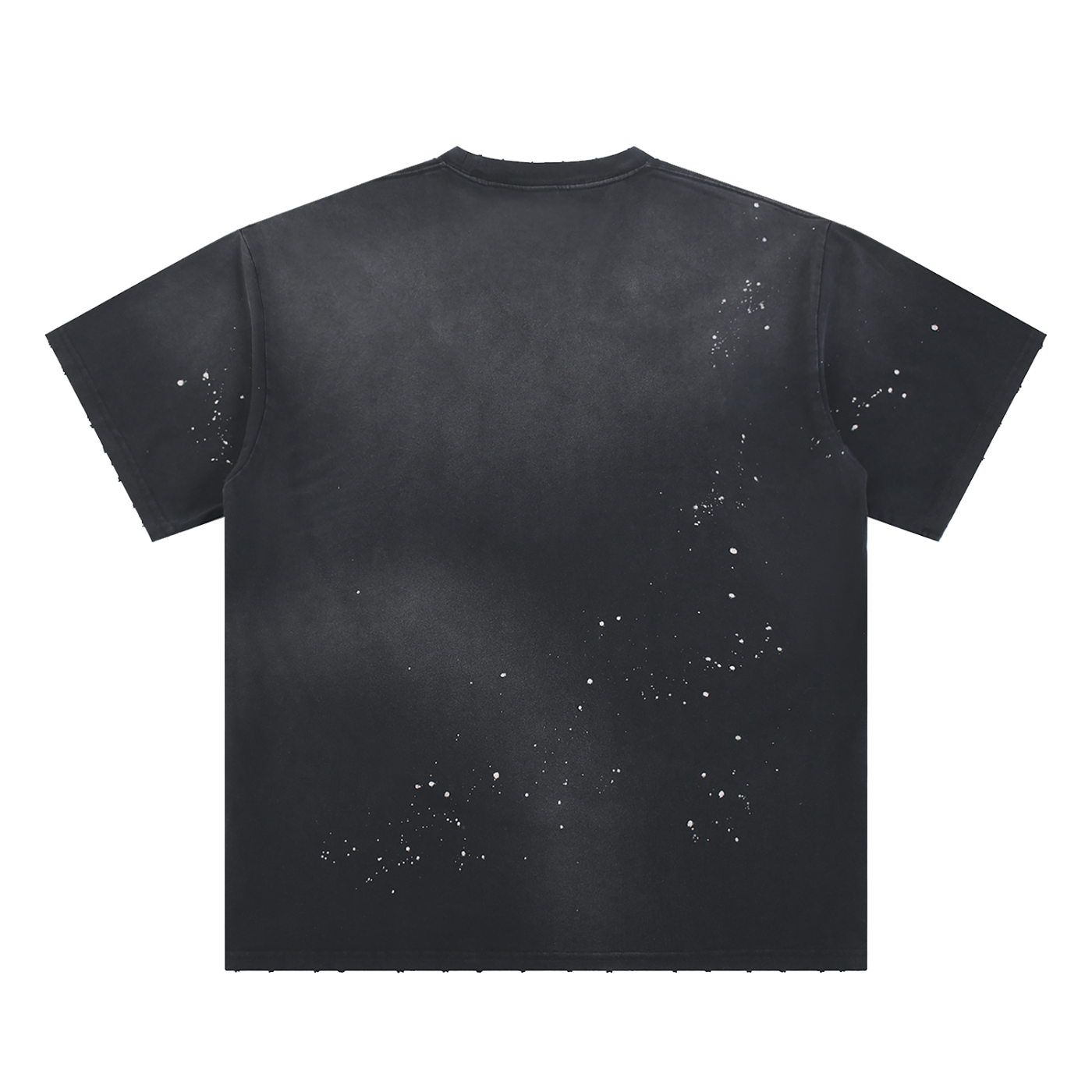 God is the greatest Hand-Frayed Sunfade Paint Splatter T-Shirt