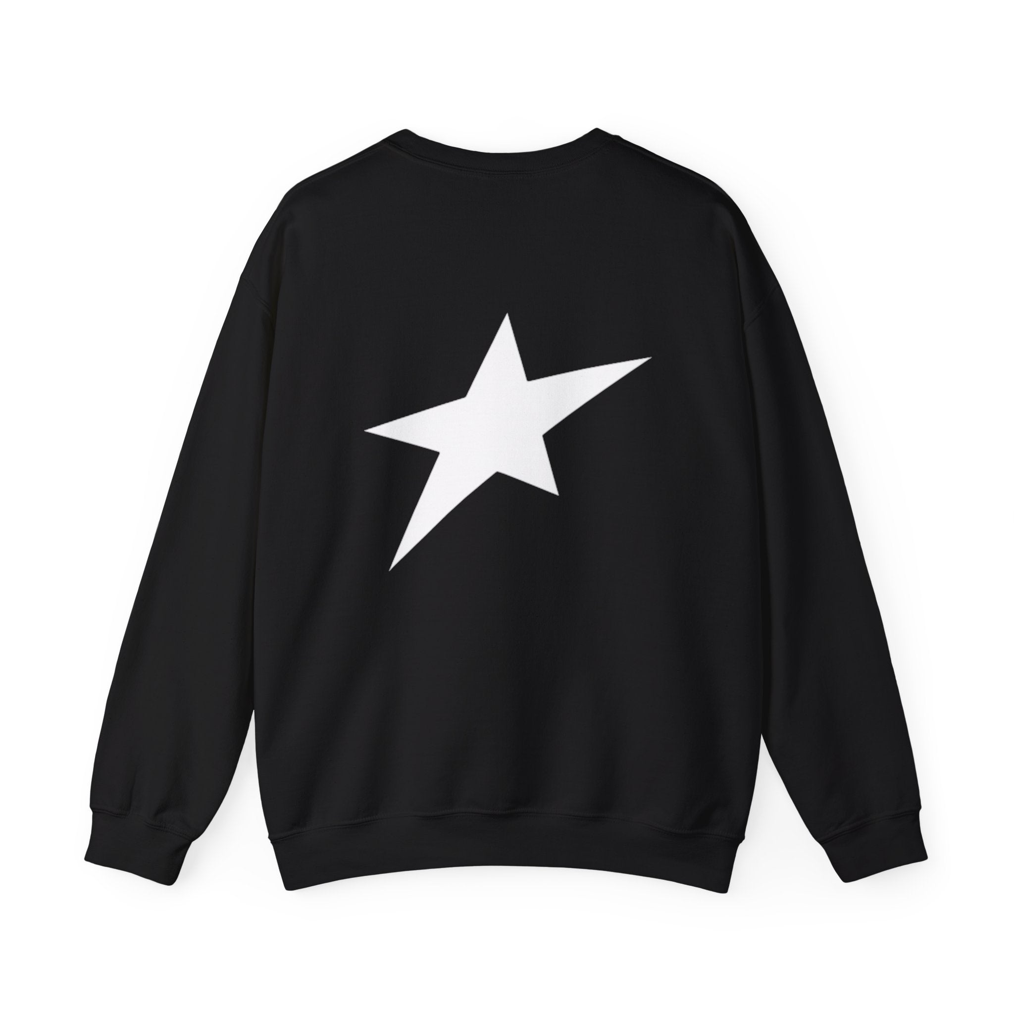 Uplift Crewneck Sweatshirt — Minimal White Logo Star Pullover