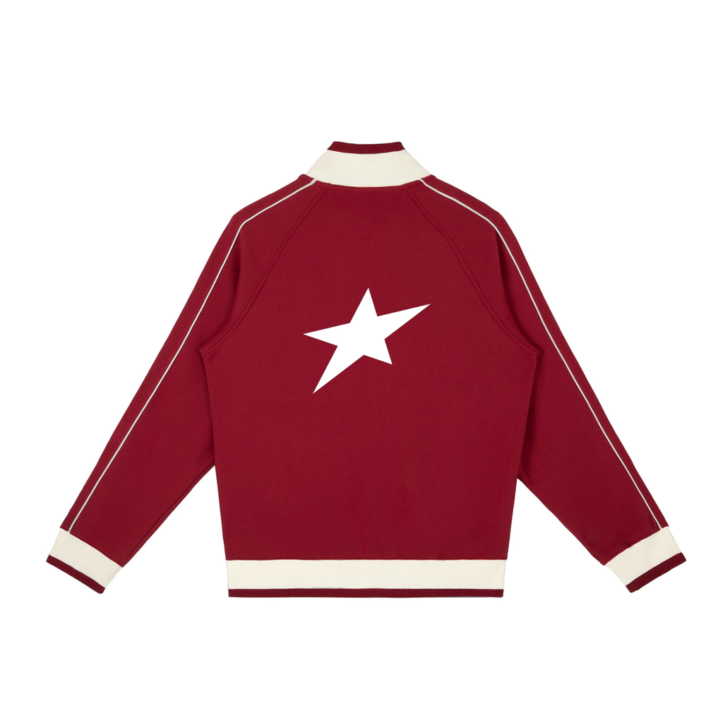 Uplift Color Block Raglan Sleeve Zip Track Jacket
