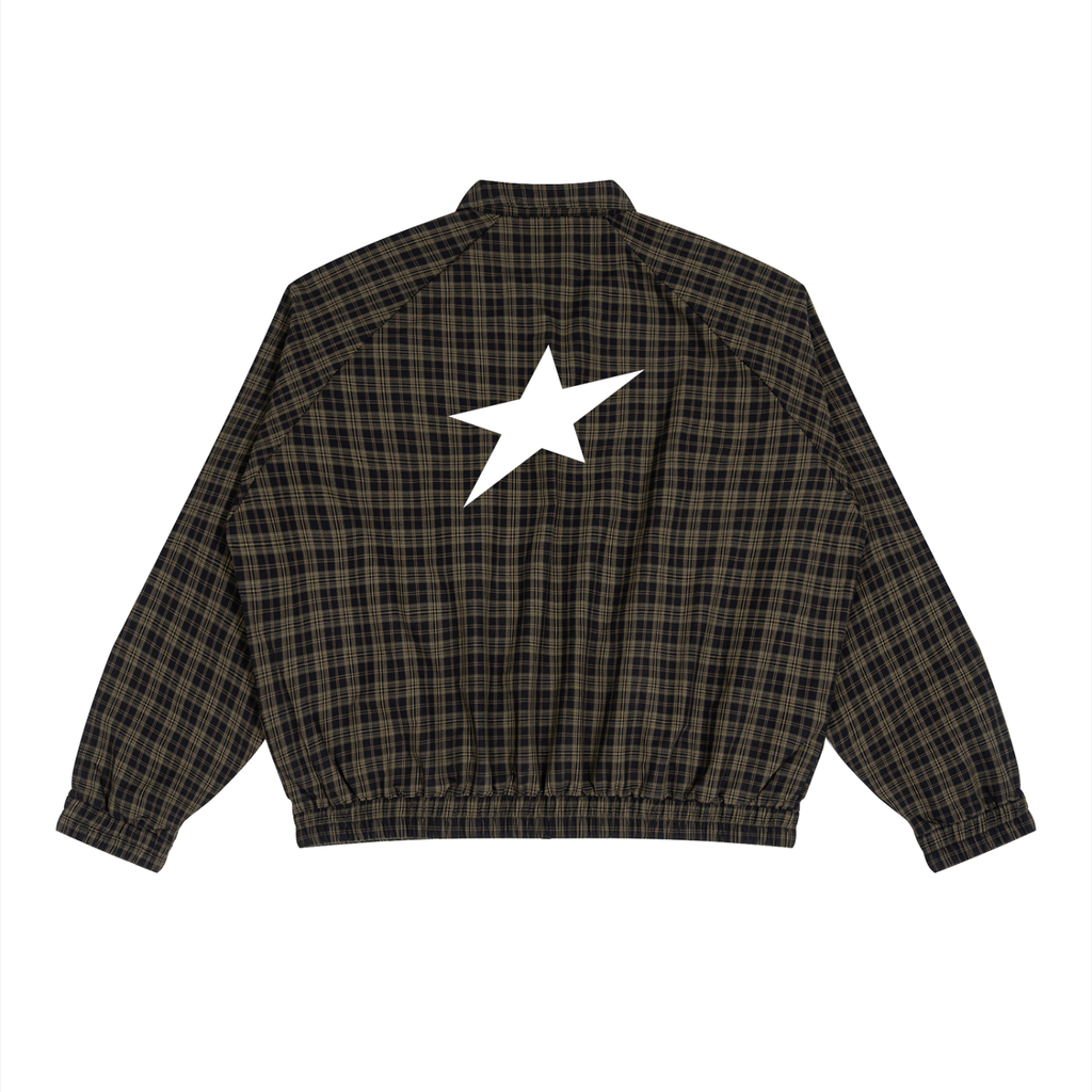 Uplift Unisex Plaid Full-Zip Track Jacket