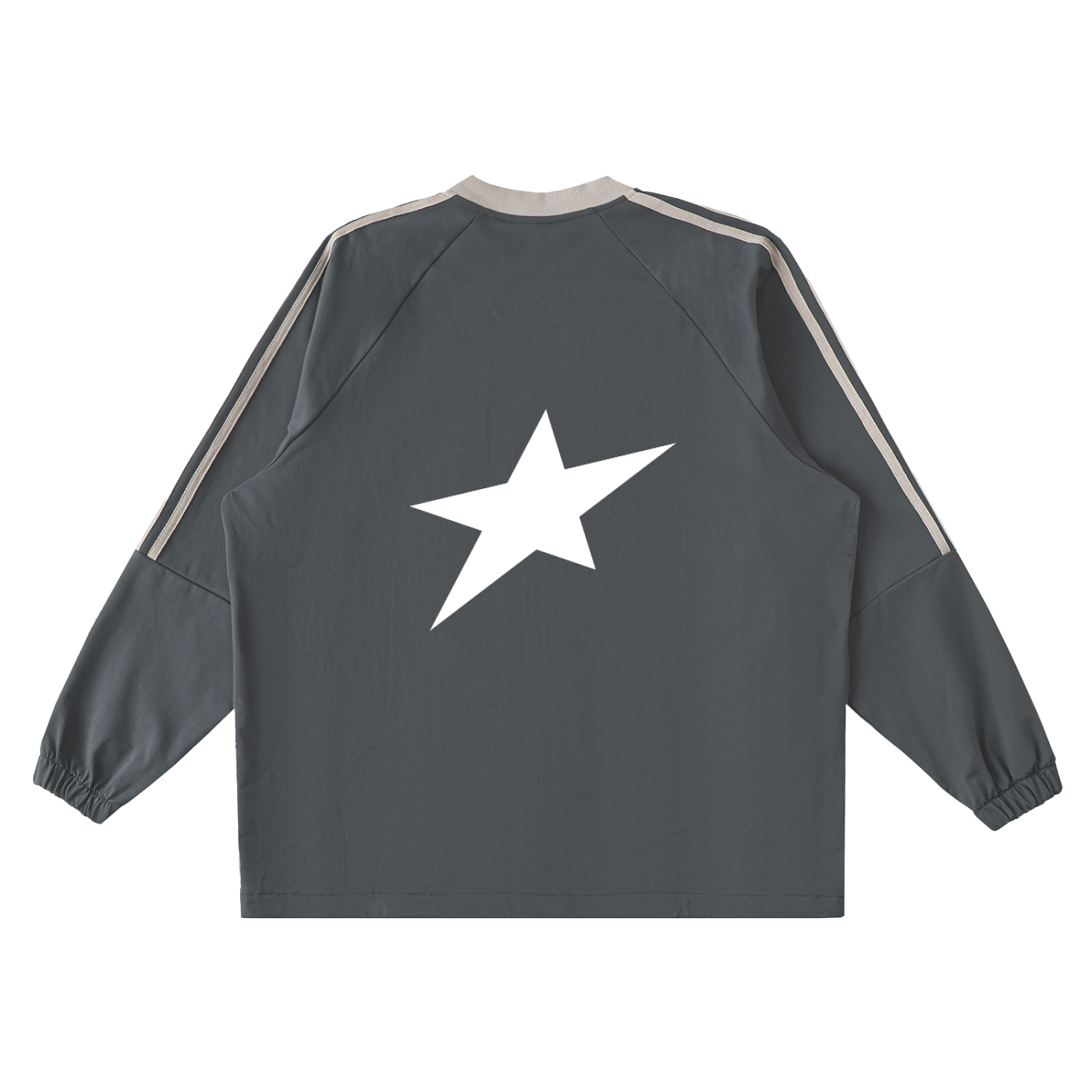Uplift Color-Block V-Neck Long-Sleeve T-Shirt