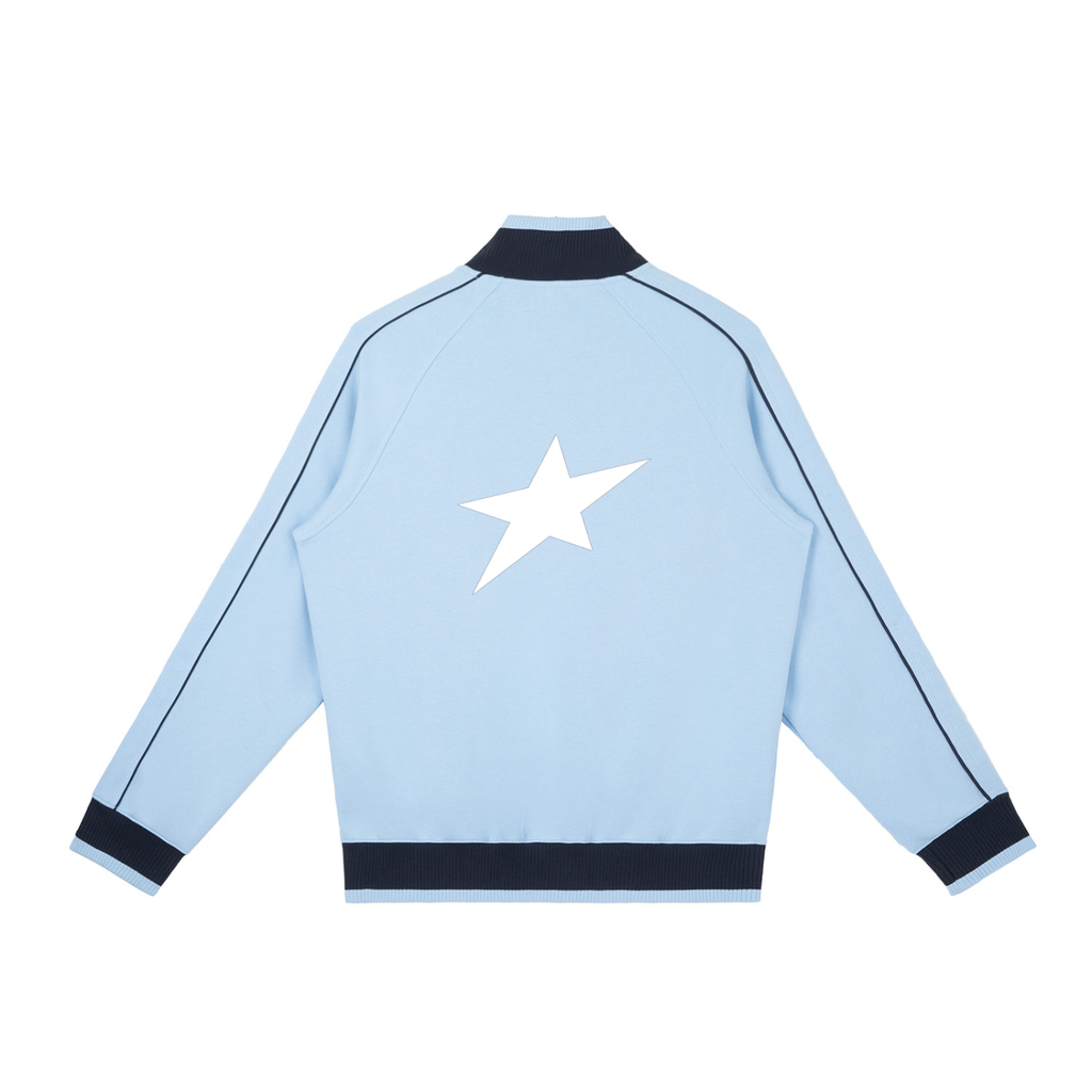 Uplift Color Block Raglan Sleeve Zip Track Jacket