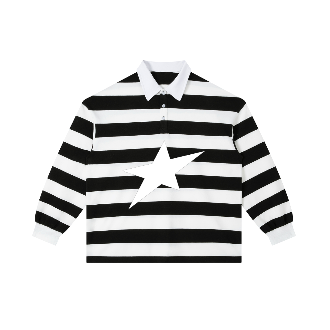 Uplift Color Block Stripe Polo Shirt