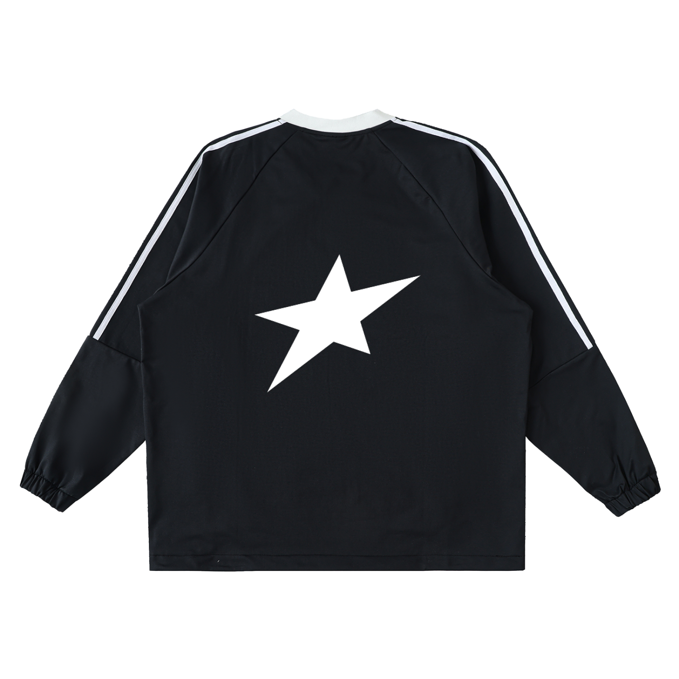Uplift Color-Block V-Neck Long-Sleeve T-Shirt