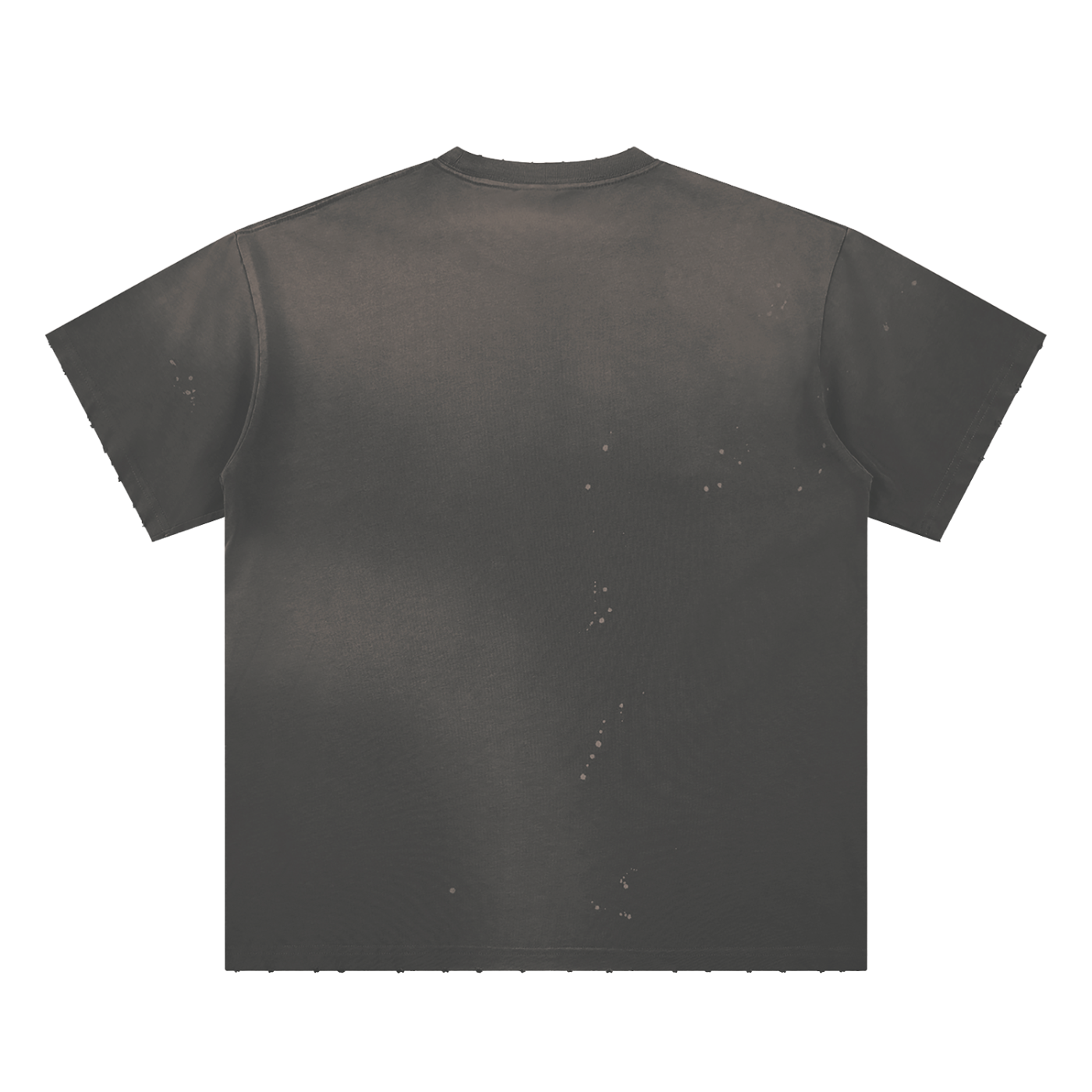 God is the greatest Hand-Frayed Sunfade Paint Splatter T-Shirt