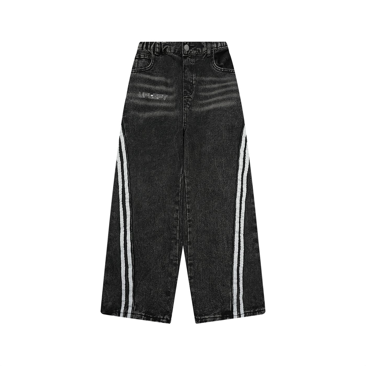 Uplift Kid’s Vintage Wash Side Stripe Jeans