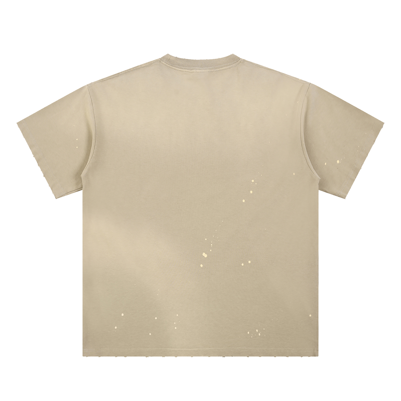 God is the greatest Hand-Frayed Sunfade Paint Splatter T-Shirt
