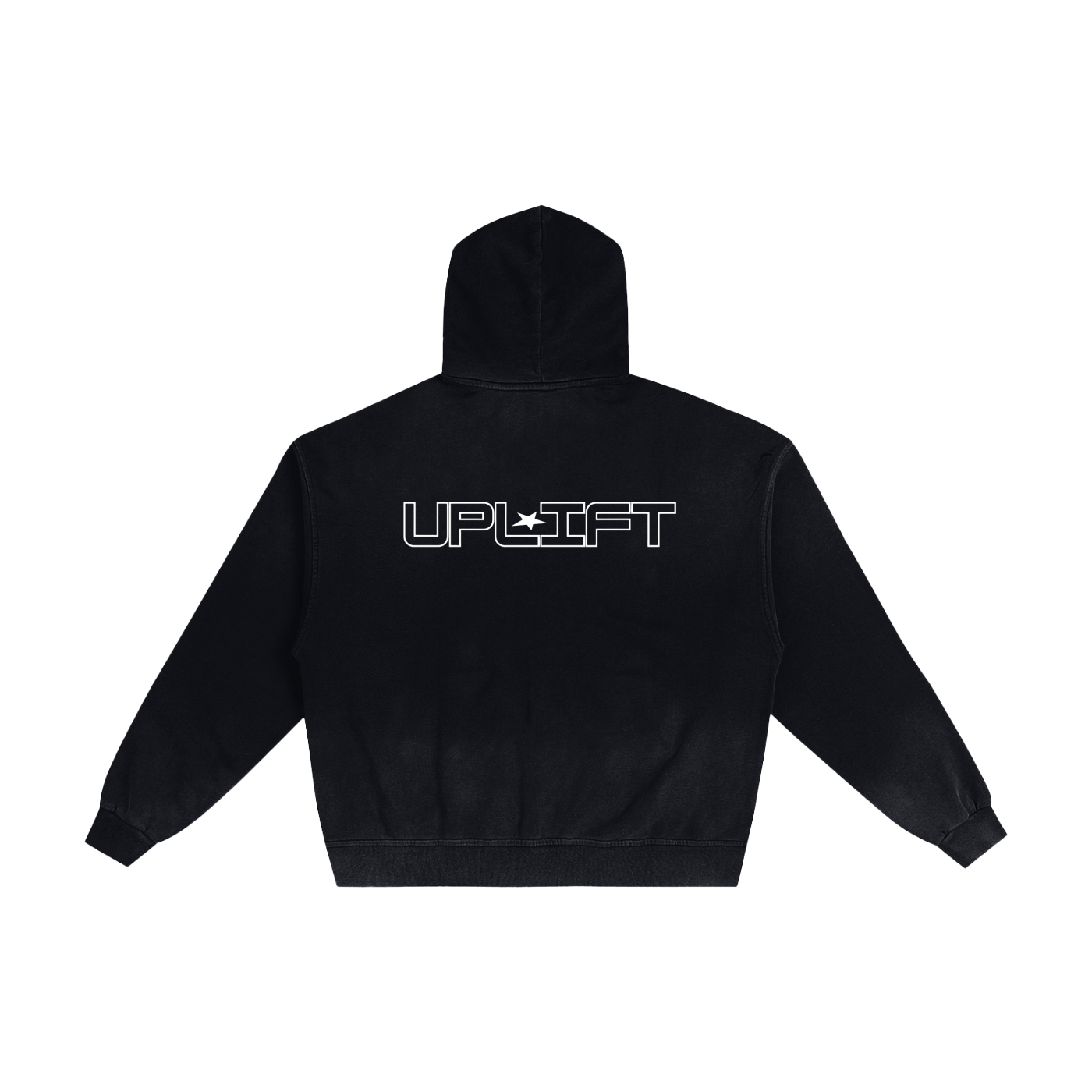 Uplift Hand-Frayed Sunfade Zip Hoodie