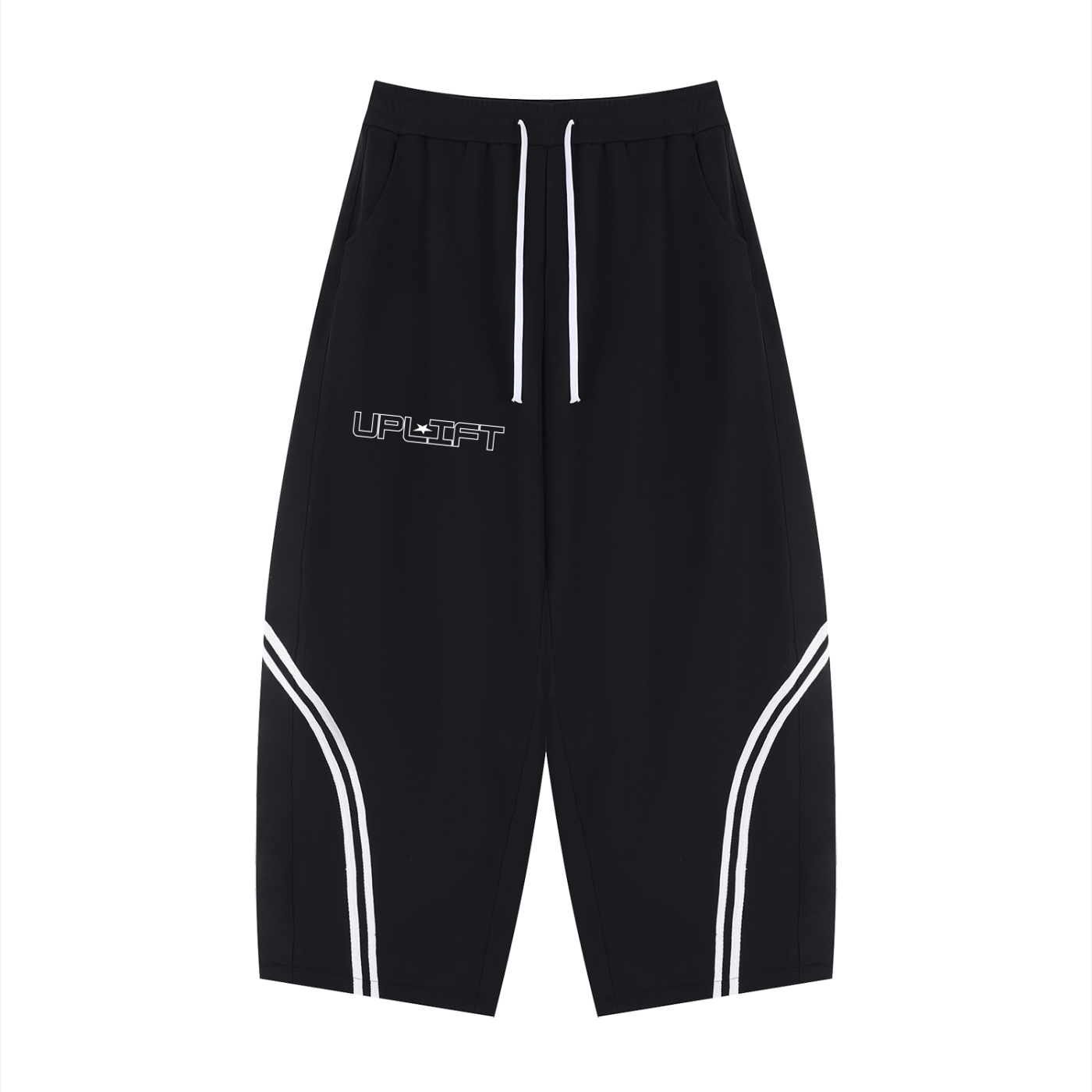 Uplift Unisex Wide Leg Piping Sweatpants