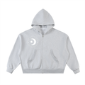 Allah u akbar Fleeced Full-Zip Boxy Hoodie
